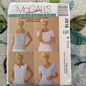 McCall’s sewing pattern partially uncut 2818